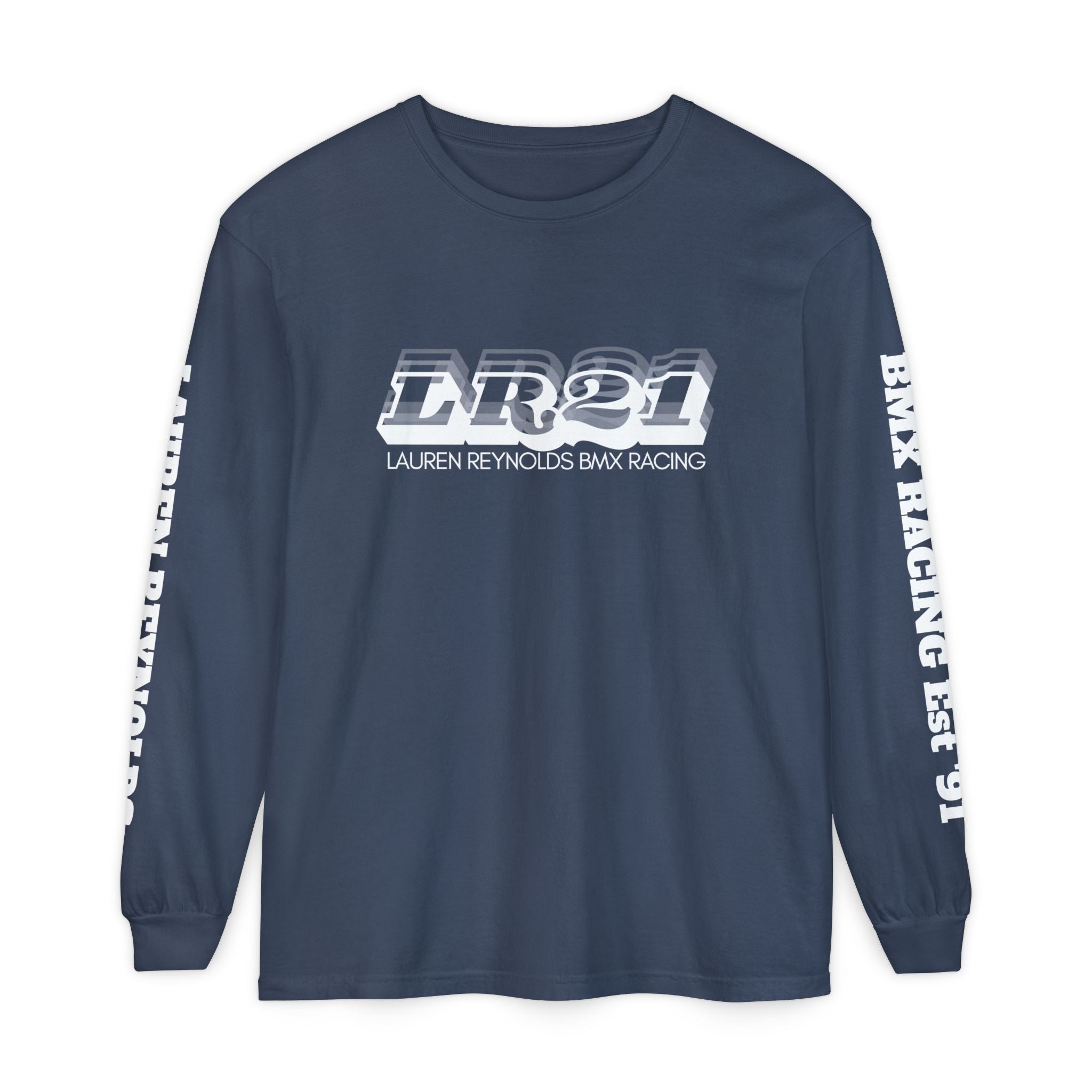 LR21 BMX Racing Long Sleeve Tee - Dark
