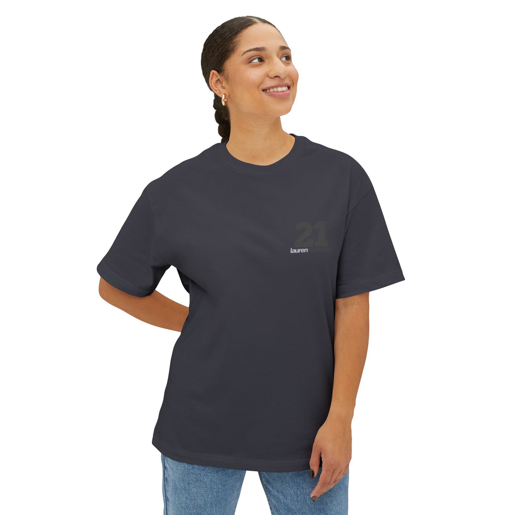 Black Queen of Hearts Boxy Tee