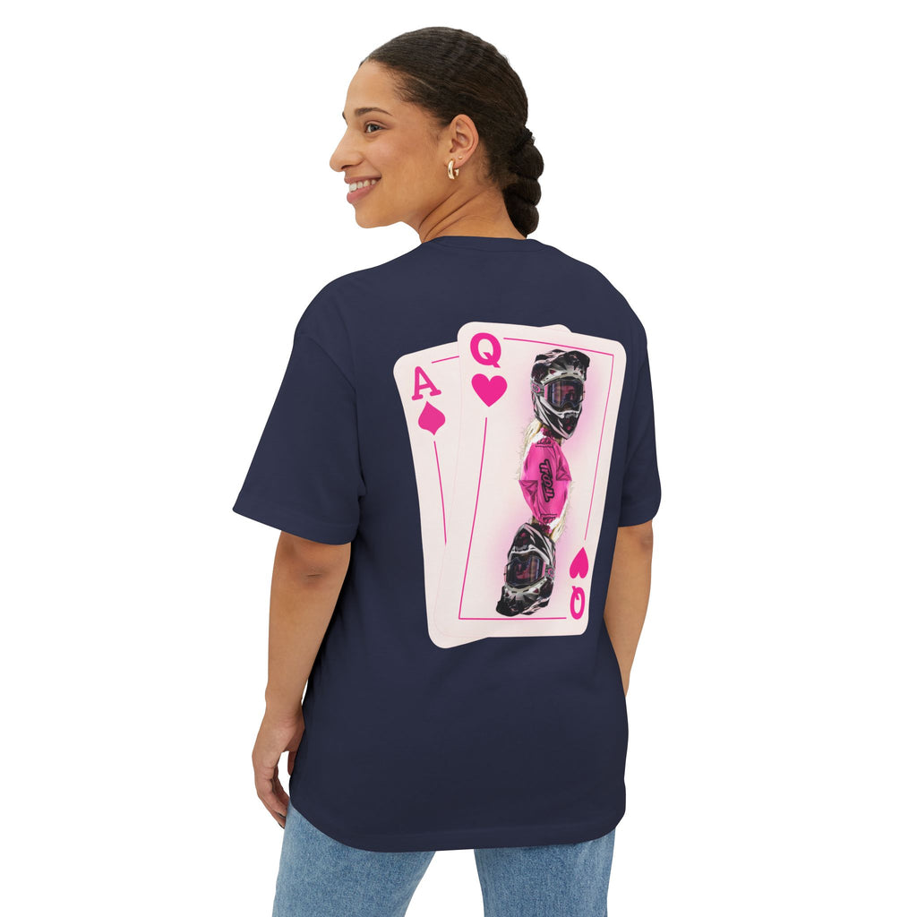 Pink Queen of Hearts Boxy Tee