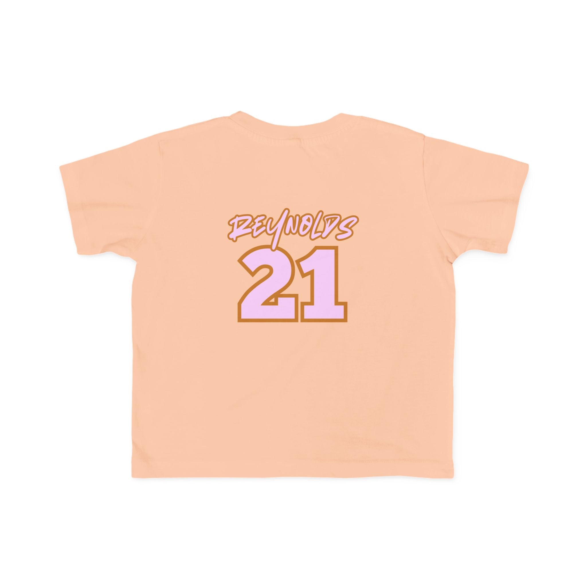 Toddler Tee — 'Reynolds 21' Pink Retro