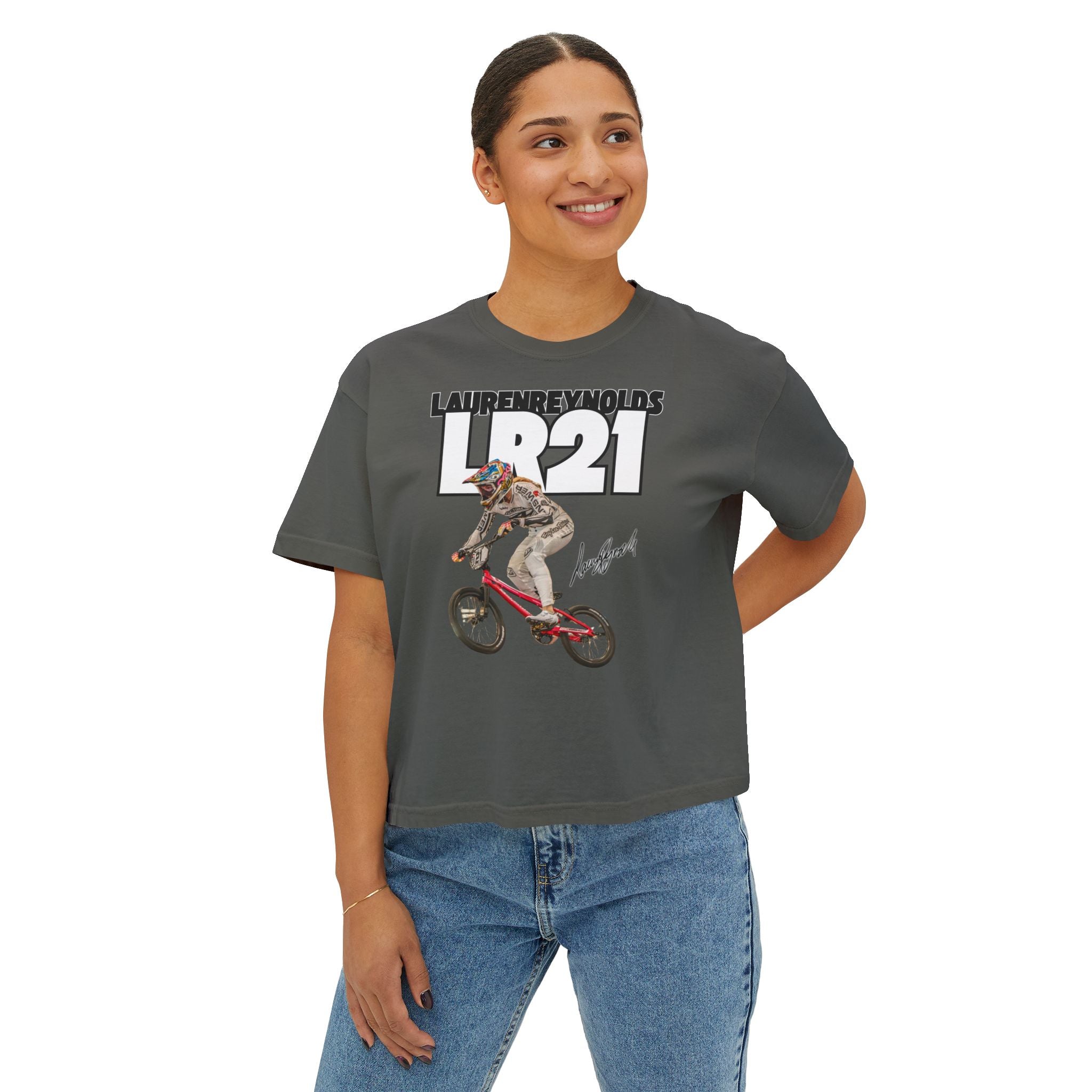Womens Boxy LR21 Tee