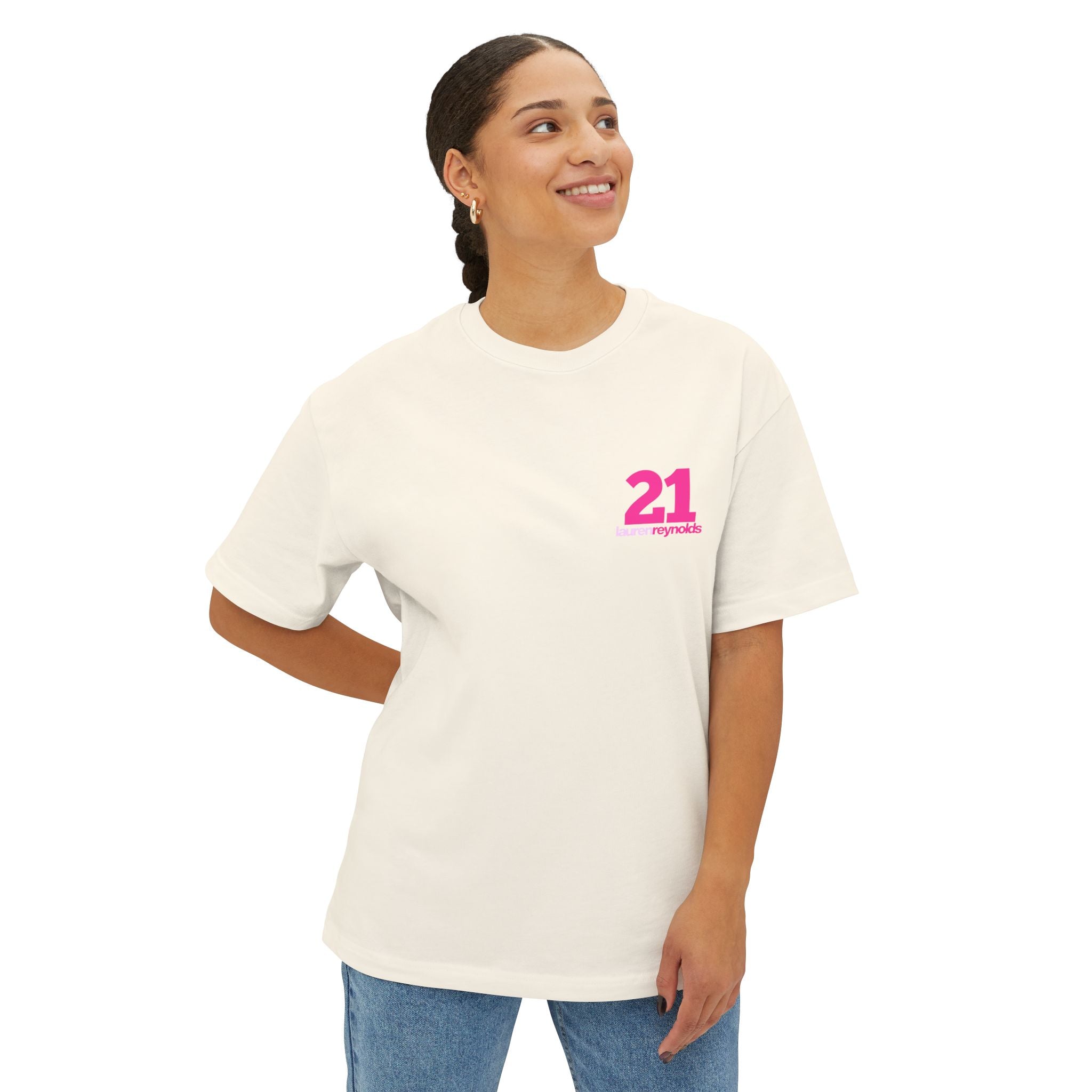 Pink Queen of Hearts Boxy Tee